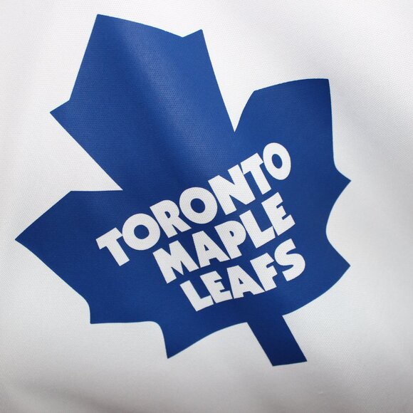 vintage Toronto Maple Leafs CCM Maska jersey XL white blue Made in Canada NHL - Picture 4 of 10